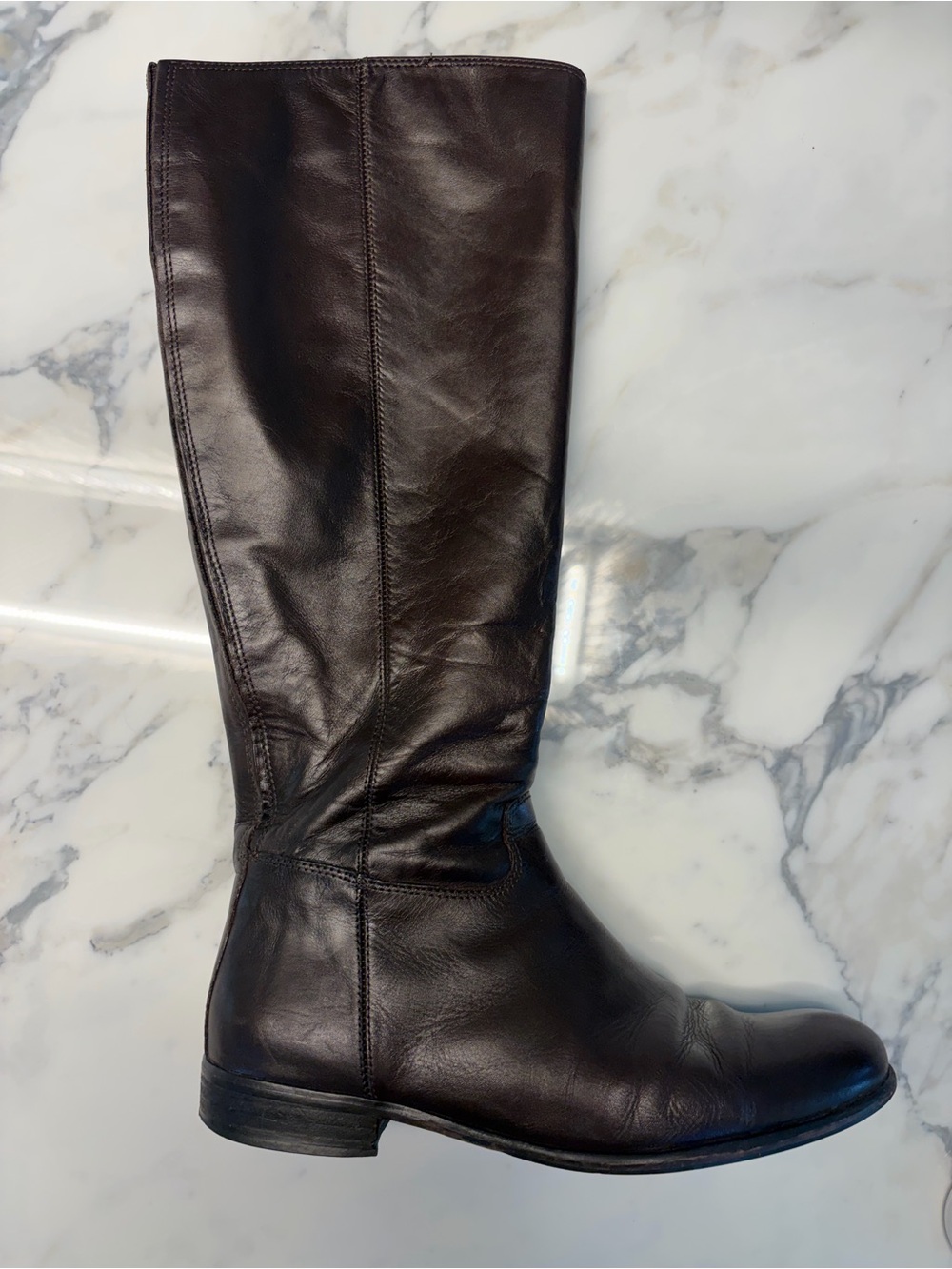 Corso Como Tall Chocolate Leather ‘Rocky’ Riding Boot